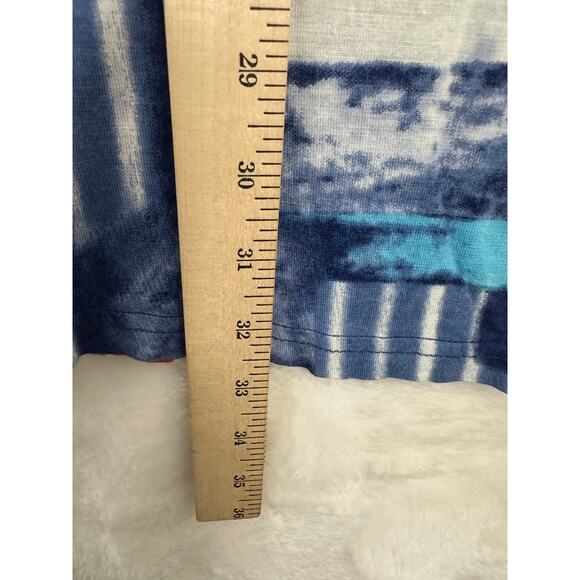 Parsley & Sage Abstract Flowy Tunic Top 1X Artsy Festival - Picture 6 of 7